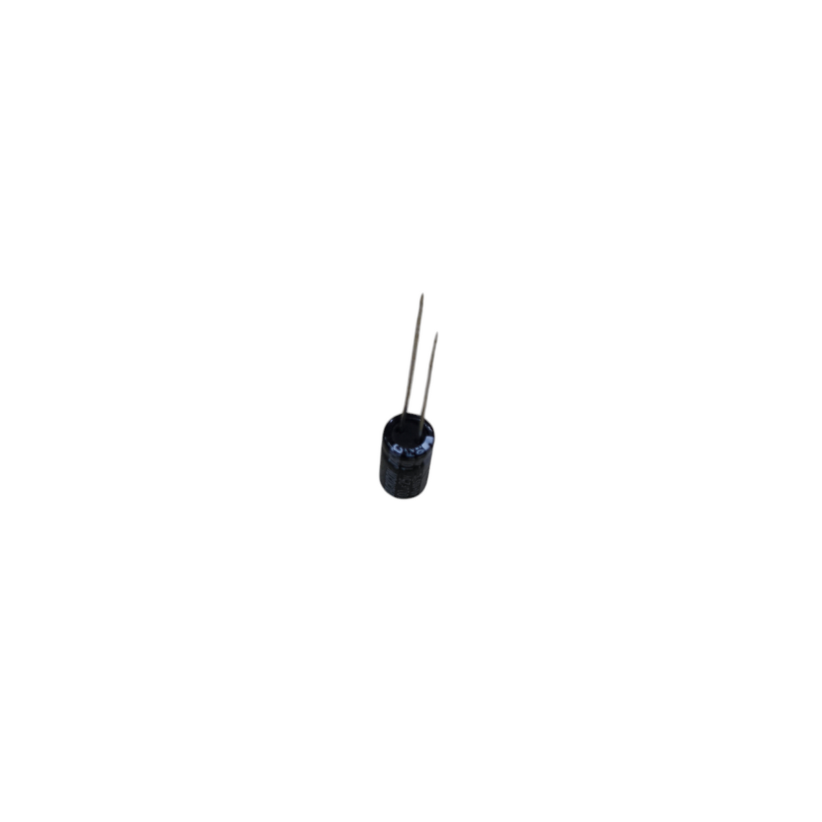 High quality mylar film capacitor with two leads for electronic circuit applications