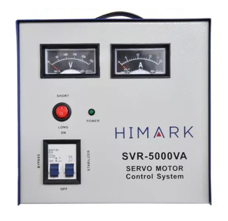 Himark 5000W AVR Automatic Voltage Regulator Output 3 X 220V and 1 X 110Volts Value Series SVR-5000 VA SL