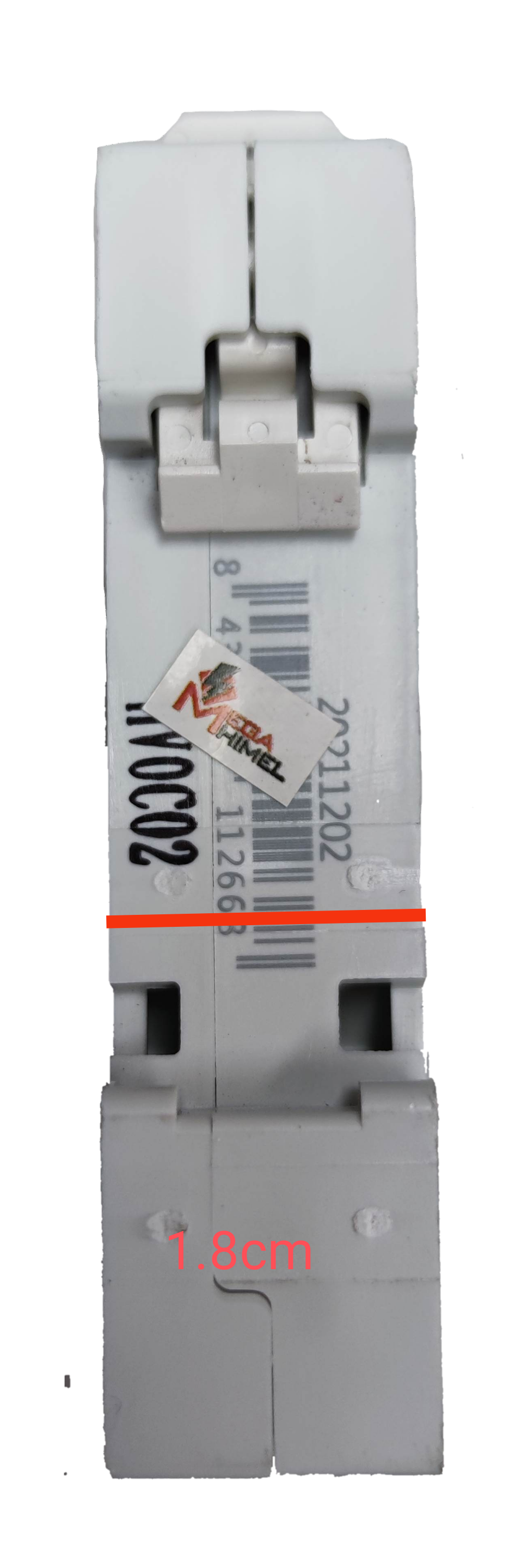Electx Electrical Supply 1 pole MCB 220V Himel white circuit breaker for electrical protection