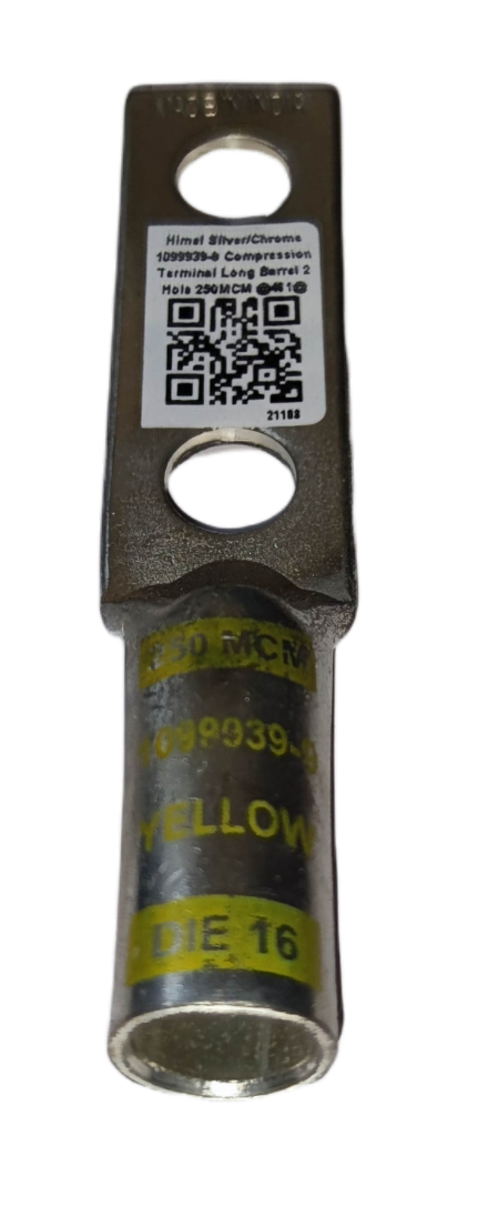 Utilux 1099939-9 Terminal Lugs Compression Type electrical circuitry part with yellow labeling