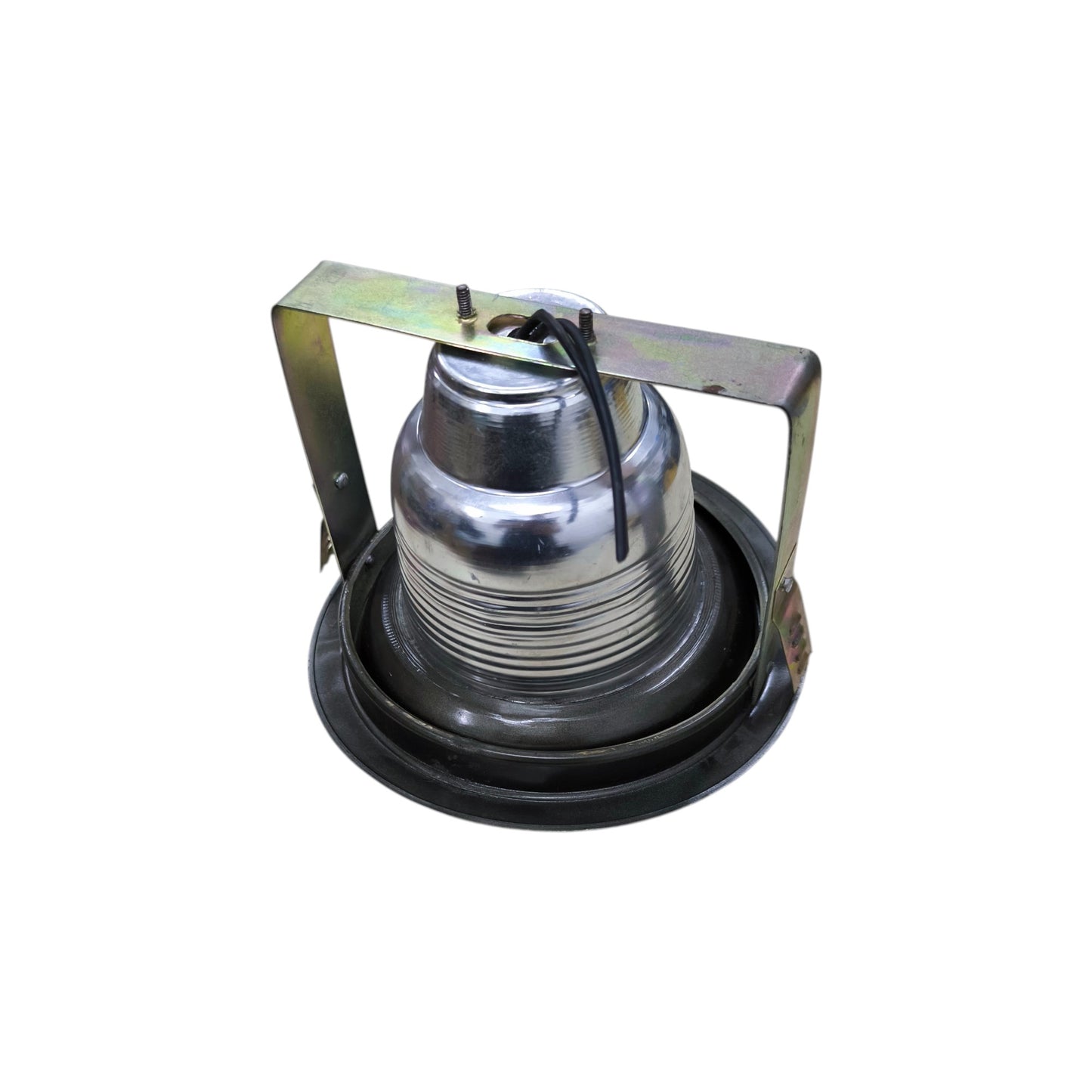 Local recessed ceiling Down Light Fixture Silver Grey E27 with adjustable bracket and metal housing