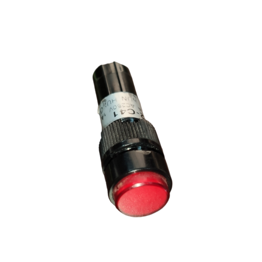 Koino Indicator Push Button Switch 10mm with red button for power control and signaling