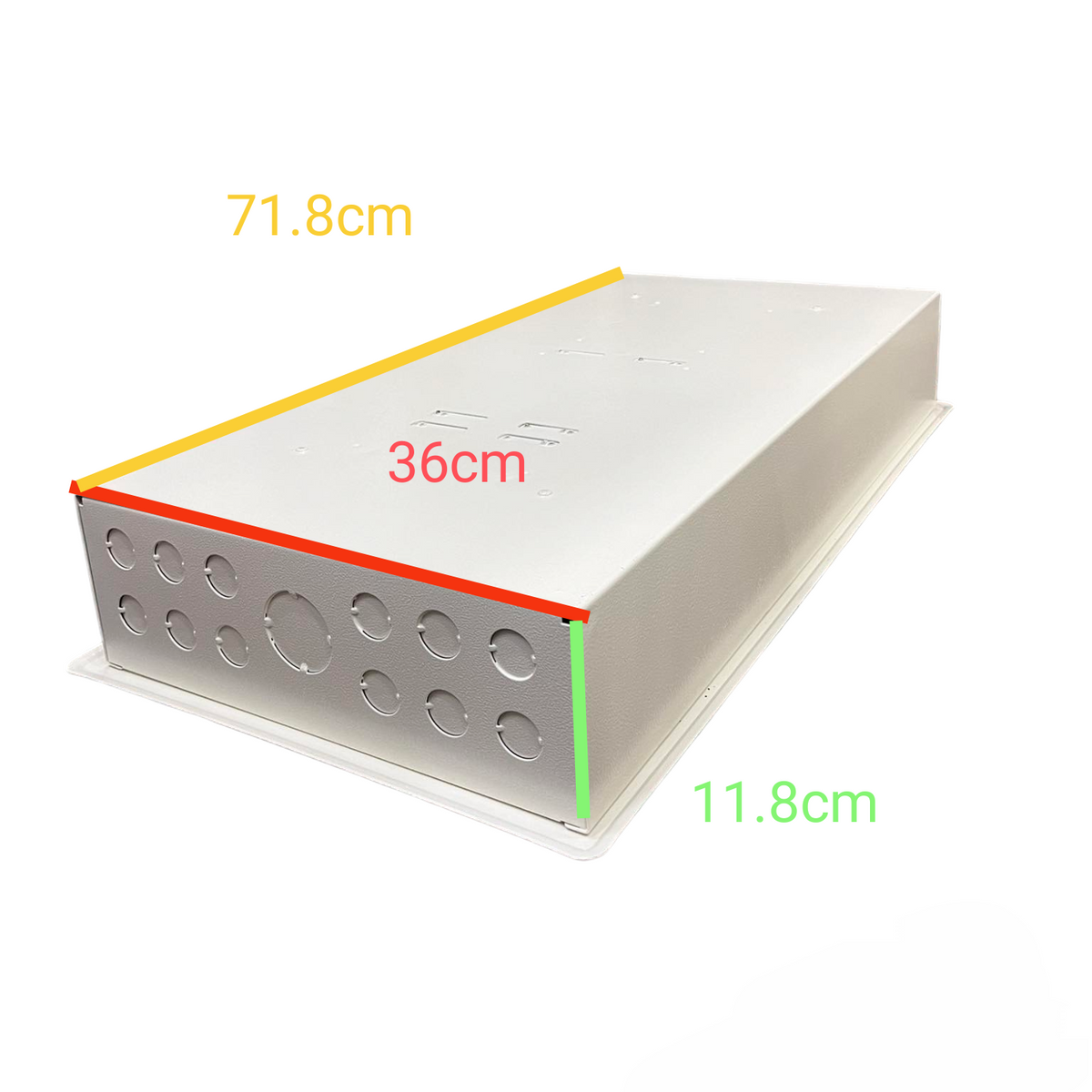 Koten and Taiyou 200A panel board for industrial use with dimensions 71.8 by 36 by 11.8 centimeters