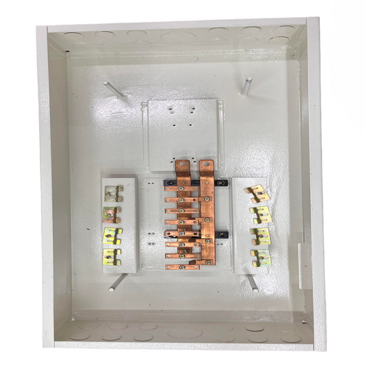 Koten 8 Branches 2P 250A Main Bolt On distribution box white steel enclosure with copper busbars