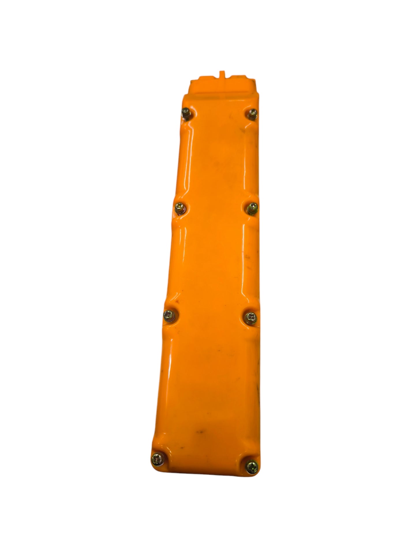 Auspicious industrial hoist push button switch in bright orange with secured screws