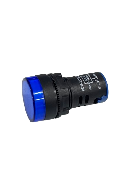 Grippes blue LED Panel Indicator Lamp 22mm for control panels industrial signal light work safety