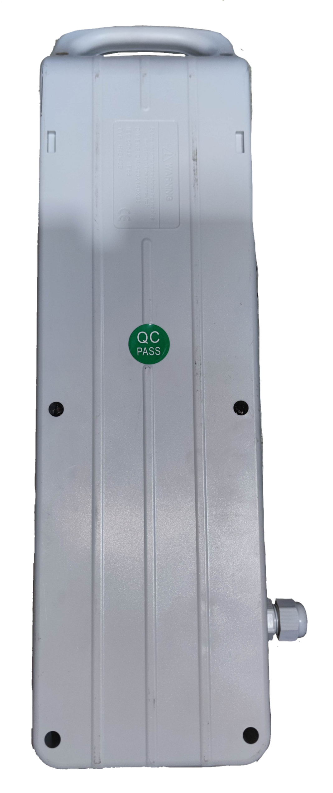 Grippes Industrial Outlet Panel Box 4 x 16A in white for power points switches and plugs