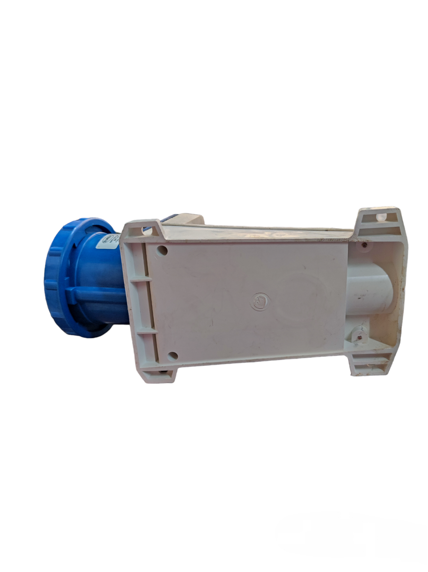 Surer Industrial Outlet Wall Type 1912 blue and white electrical circuitry part for industrial use