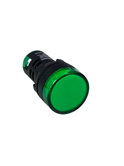 Grippes Pilot light 24V DC GREEN industrial push button indicator light for control panels