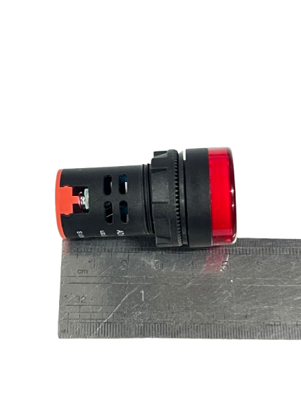 Grippes Pilot light 24V DC RED 22mm red panel mount indicator for industrial control panels