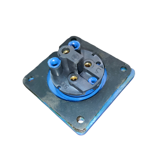 Surer Industrial Plug Chassis Type 513 1960 electrical component with metal mounting plate