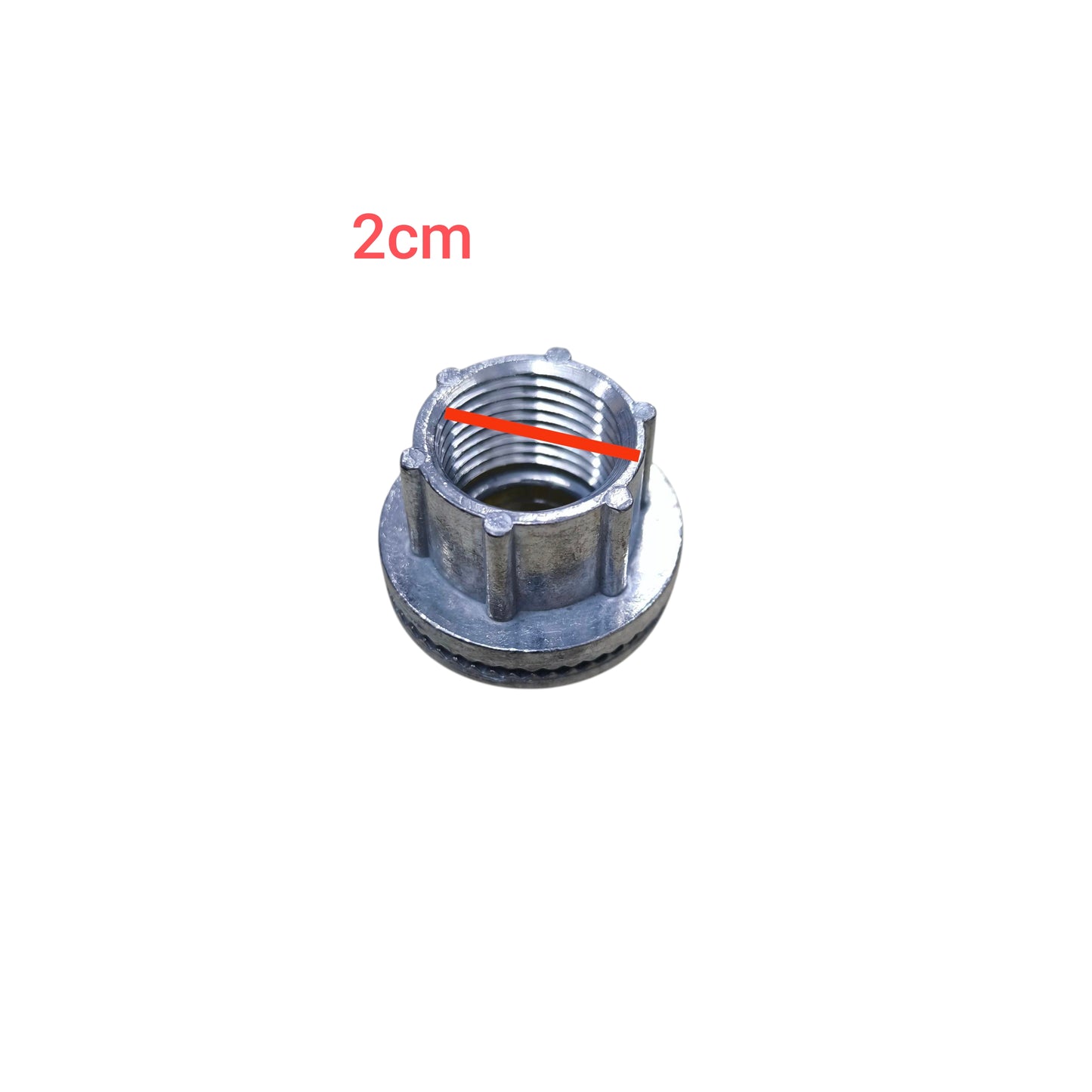 Water Tight Hub 20mm metal threaded flange with rubber gasket for waterproof pipe and hose fittings
