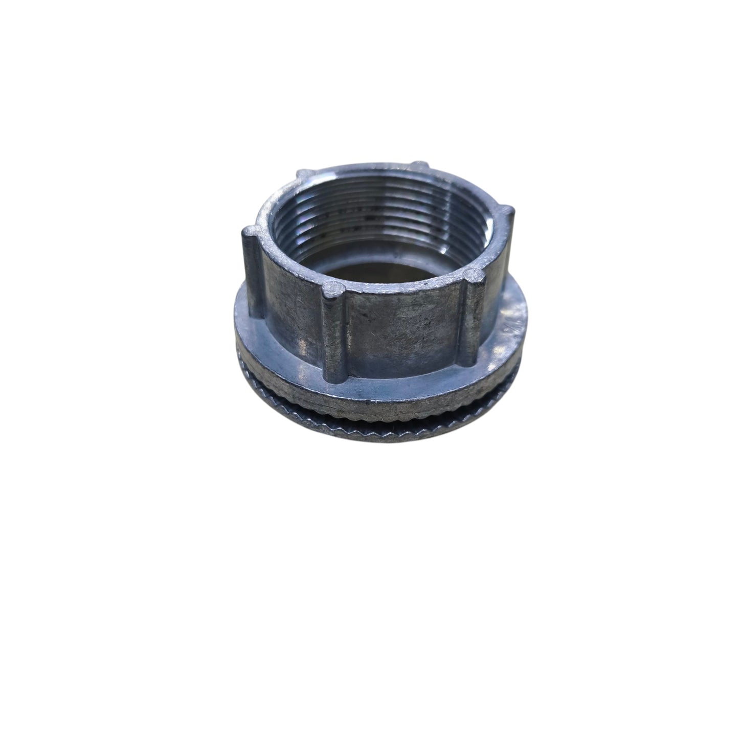 Water Tight Hub 40mm zinc alloy threaded locknut with rubber gasket for pipes and hoses accessories from China