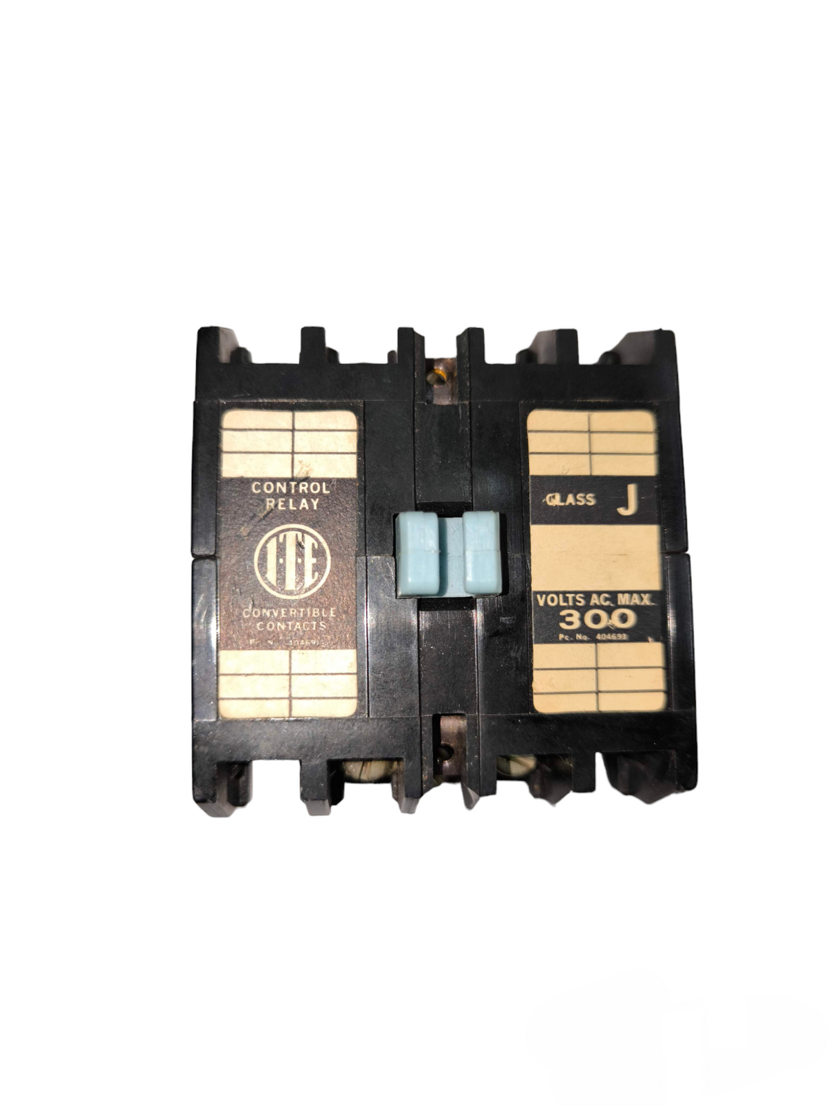 Magnetic Contactor 2 Pole 10A black control relay with 300 volts AC max from China