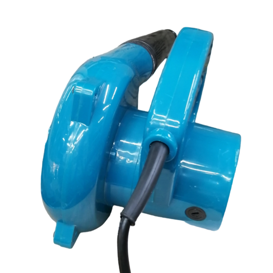 JC Kawasaki power tool blower in blue with 500watts 220volts 16000rpm specification and ergonomic handle
