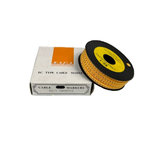 Cable management markers spool with 1000 pieces cable markers for organizing wires