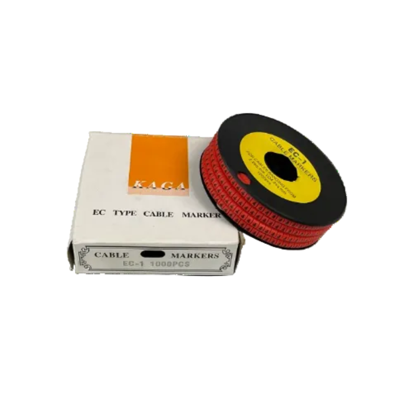 Grippes 1000pcs Cable Marker Red - 4 for organized and efficient cable management
