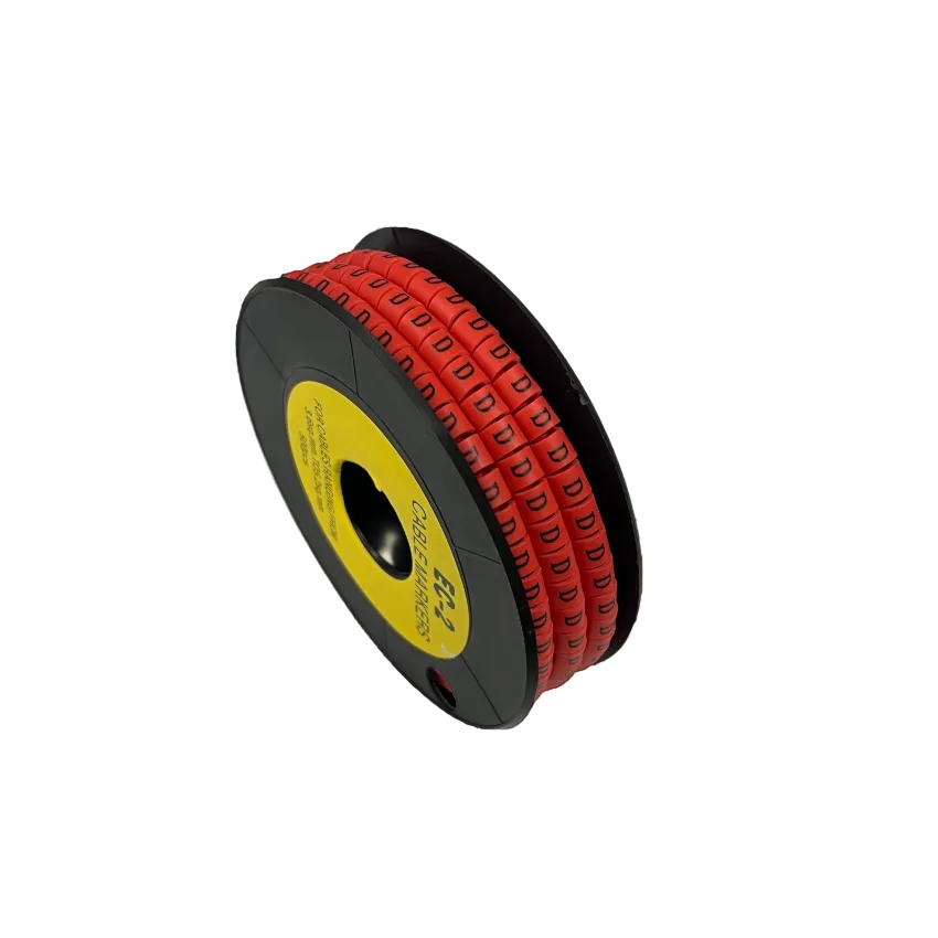 Grippes 500pcs Cable Marker - D on a roll for organized cable management and labeling