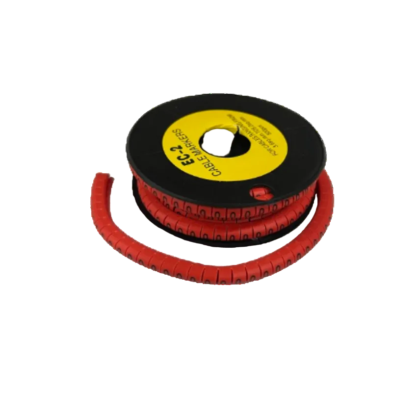 Grippes 500pcs Cable Marker Red for organized cable management and identification