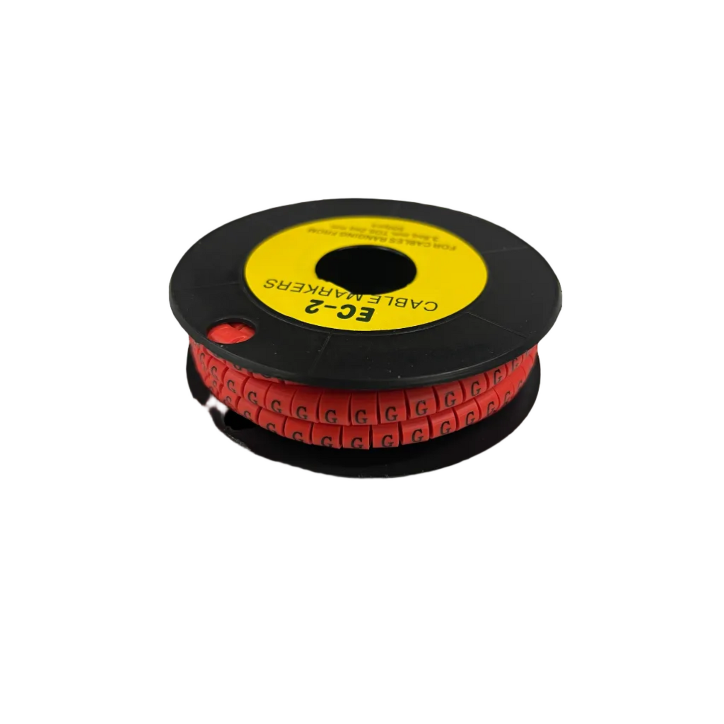 500pcs Cable Marker Red G on a spool for efficient cable management and organization