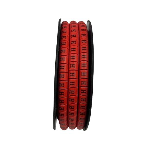 500pcs Cable Marker Red - H for organizing and labeling cables easily in various projects