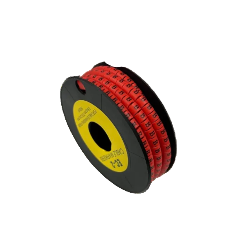 Grippes A Cable Marker Red 500pcs on a spool for effective cable management and organization