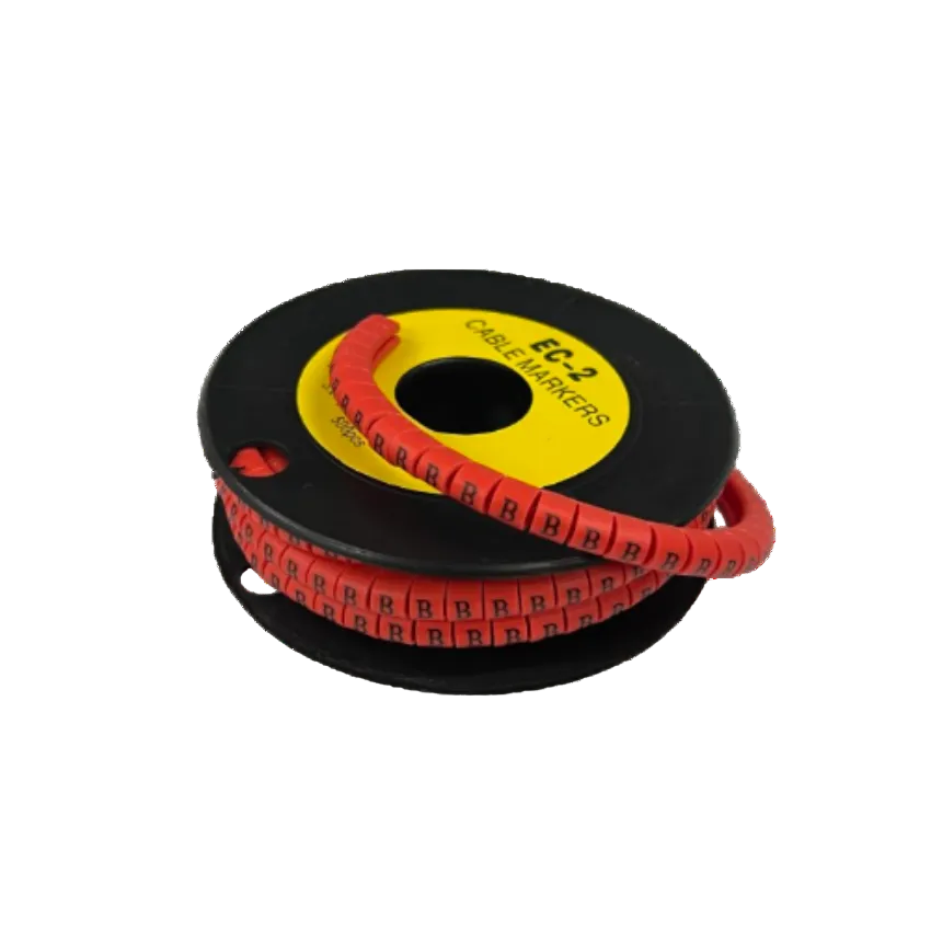 Grippes A Cable Marker Red 500pcs on a spool for efficient cable identification and organization