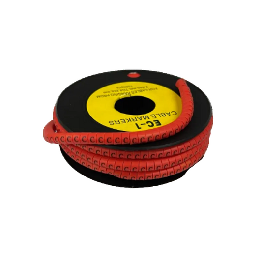 Cable Marker C - 1000pcs on a spool, ideal for organizing and labeling cables efficiently