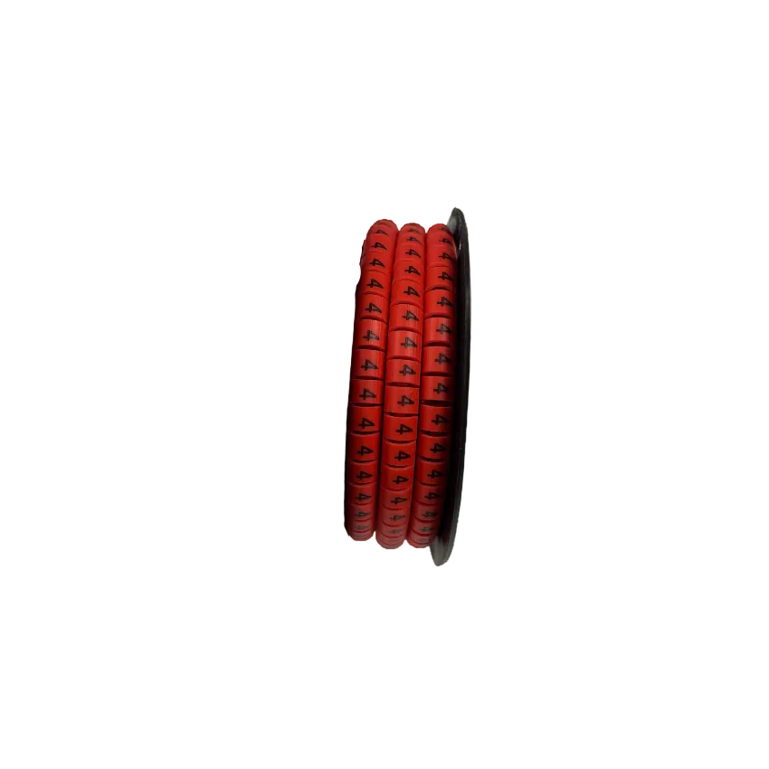 Grippes Cable Marker Red - 4 350pcs for organized and efficient cable management