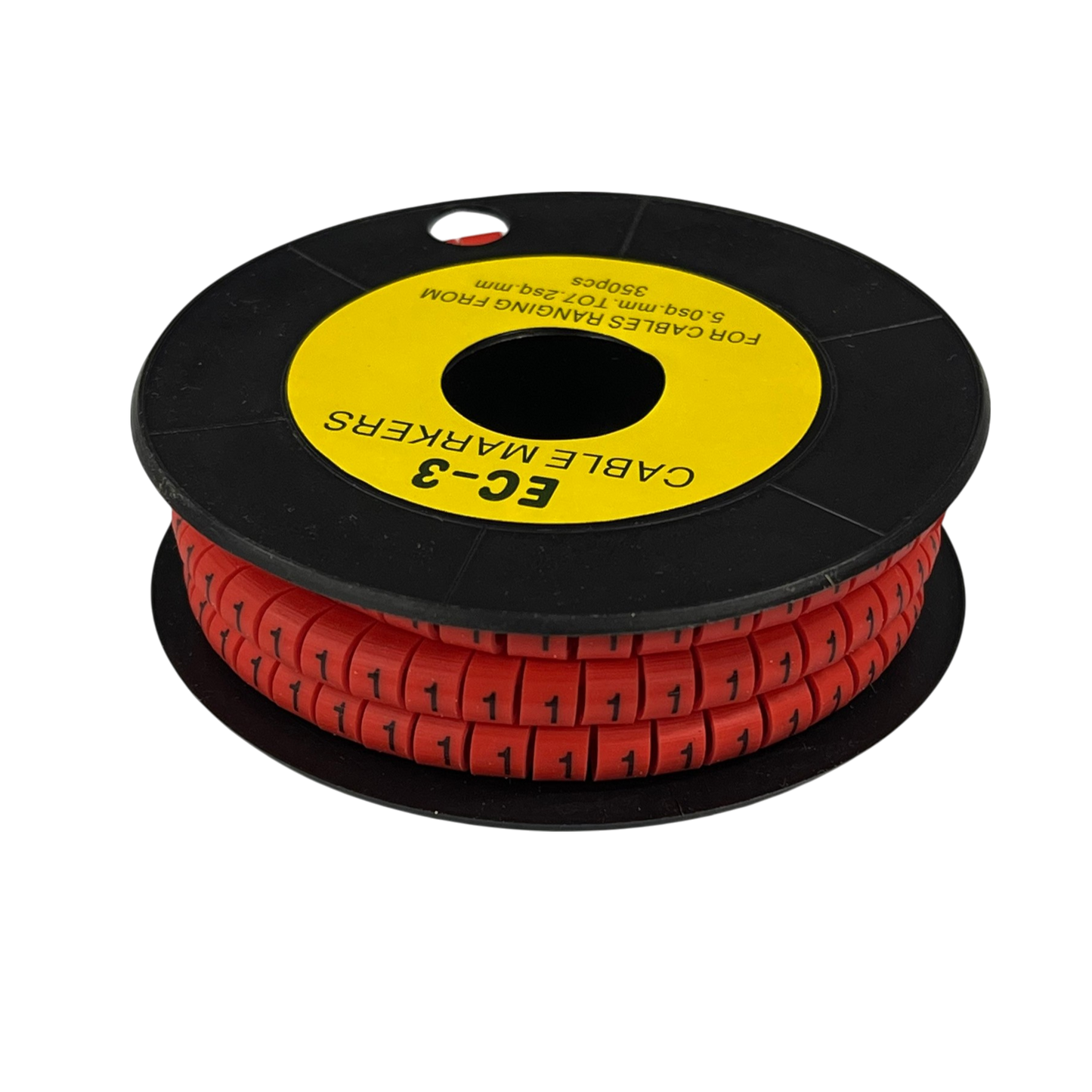 Grippes Cable Marker Red - 1 - 350pcs for efficient cable management and organization