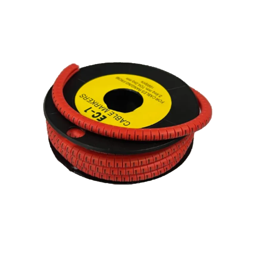 Grippes Cable Marker Red L - 1000pcs on a spool for organized cable management and labeling