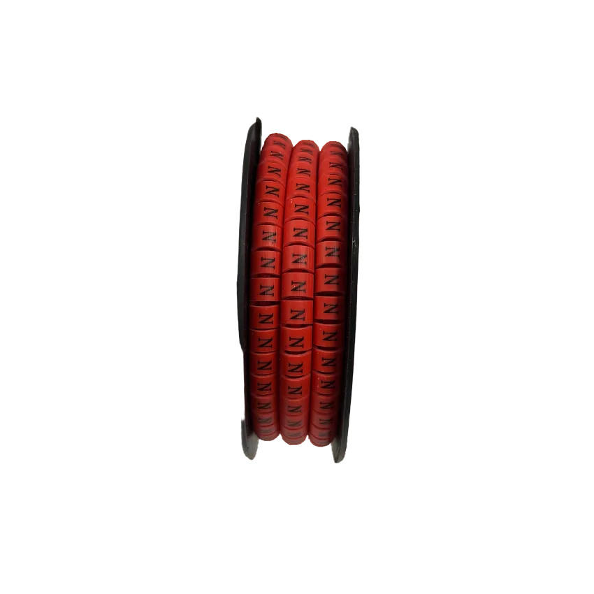 Grippes Cable Marker Red - N for organizing and identifying cables easily