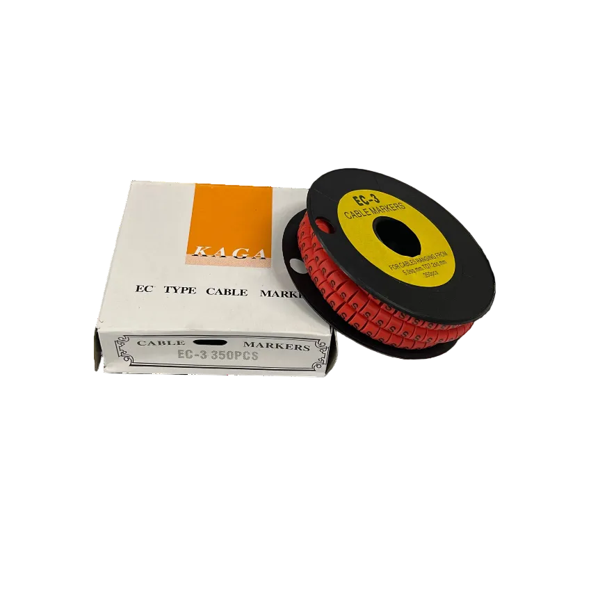 Grippes Cable Marker S - Red Roll with 350 pieces in a box for effective cable organization