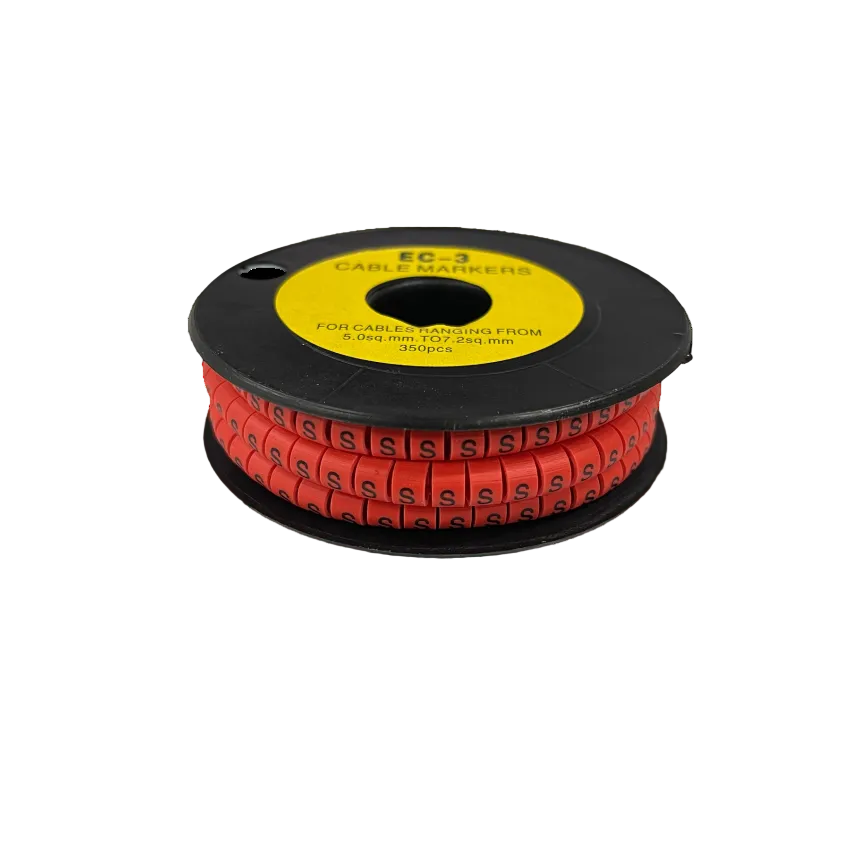 Grippes Cable Marker S - Red on spool with 350 pieces for cable labeling and organization