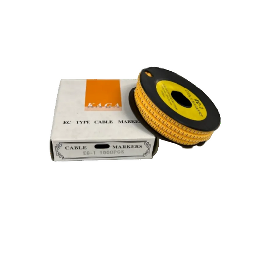 L Marker 2.6mm to 4.2mm cable management markers roll and box from China for organizing cables