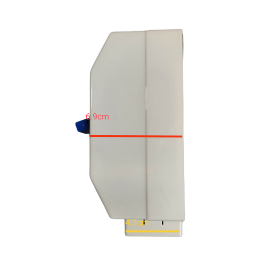 Koten 100A 2Pole Circuit Breaker with Enclosure in white with compact design and blue latch
