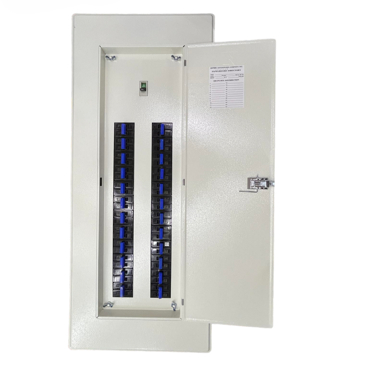 Koten 150A panel board 2 pole with multiple circuit breakers for reliable electrical distribution