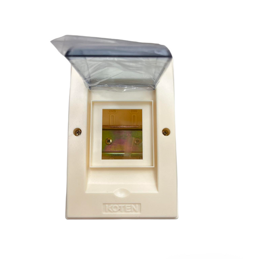 Koten 2 Ways PVC Nema 1 for Miniature electrical circuitry part with protective transparent cover