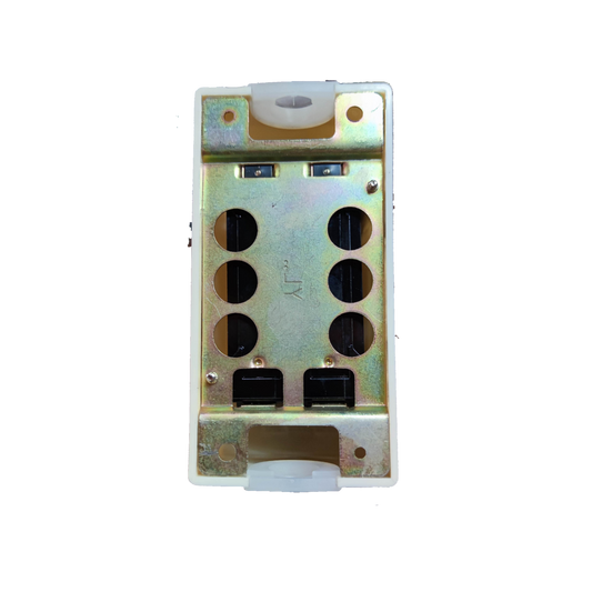 Koten ECB KSB KSB40A2P 40A Circuit Breaker metal mounting plate with terminal holes and plastic ends