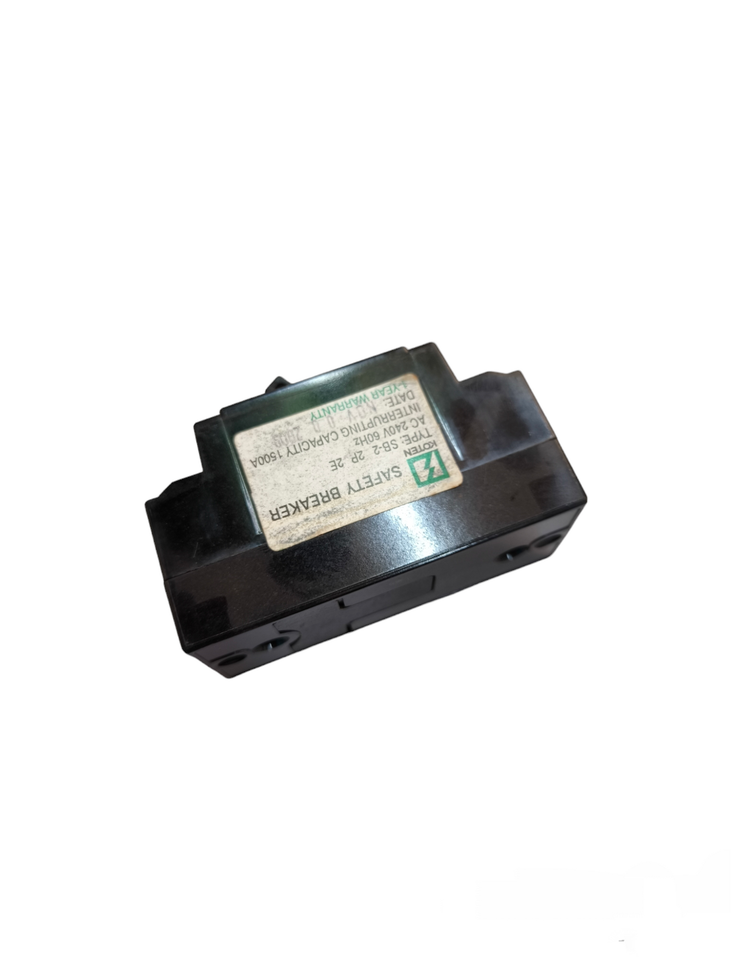 Koten miniature circuit breaker black electrical component for safety protection in circuits