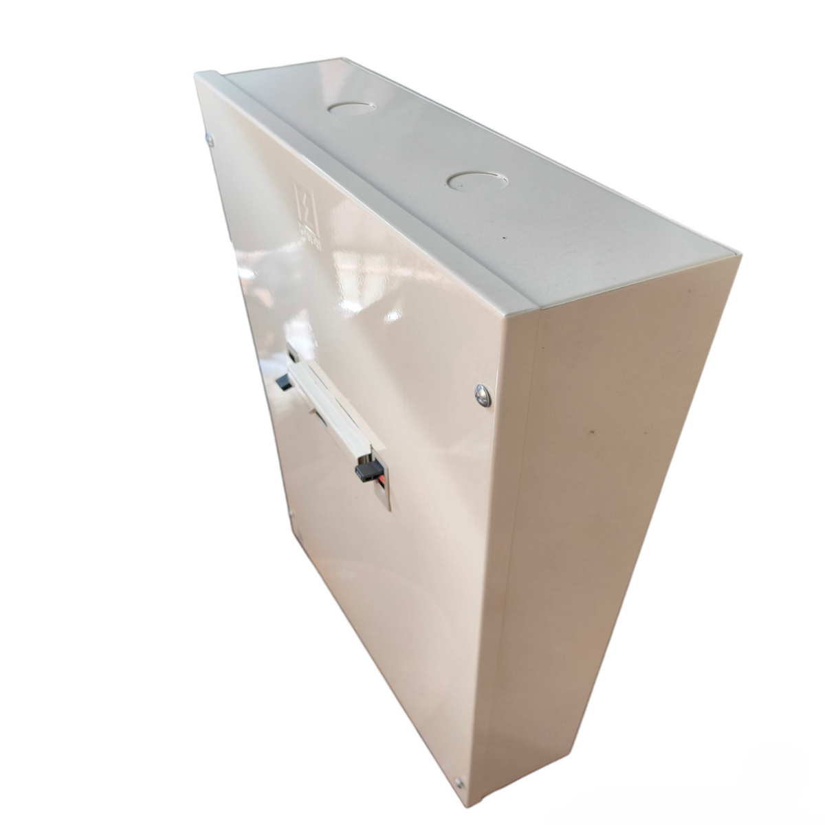 Koten MTS 250A circuit breaker in beige casing with two mounting holes for electrical installations