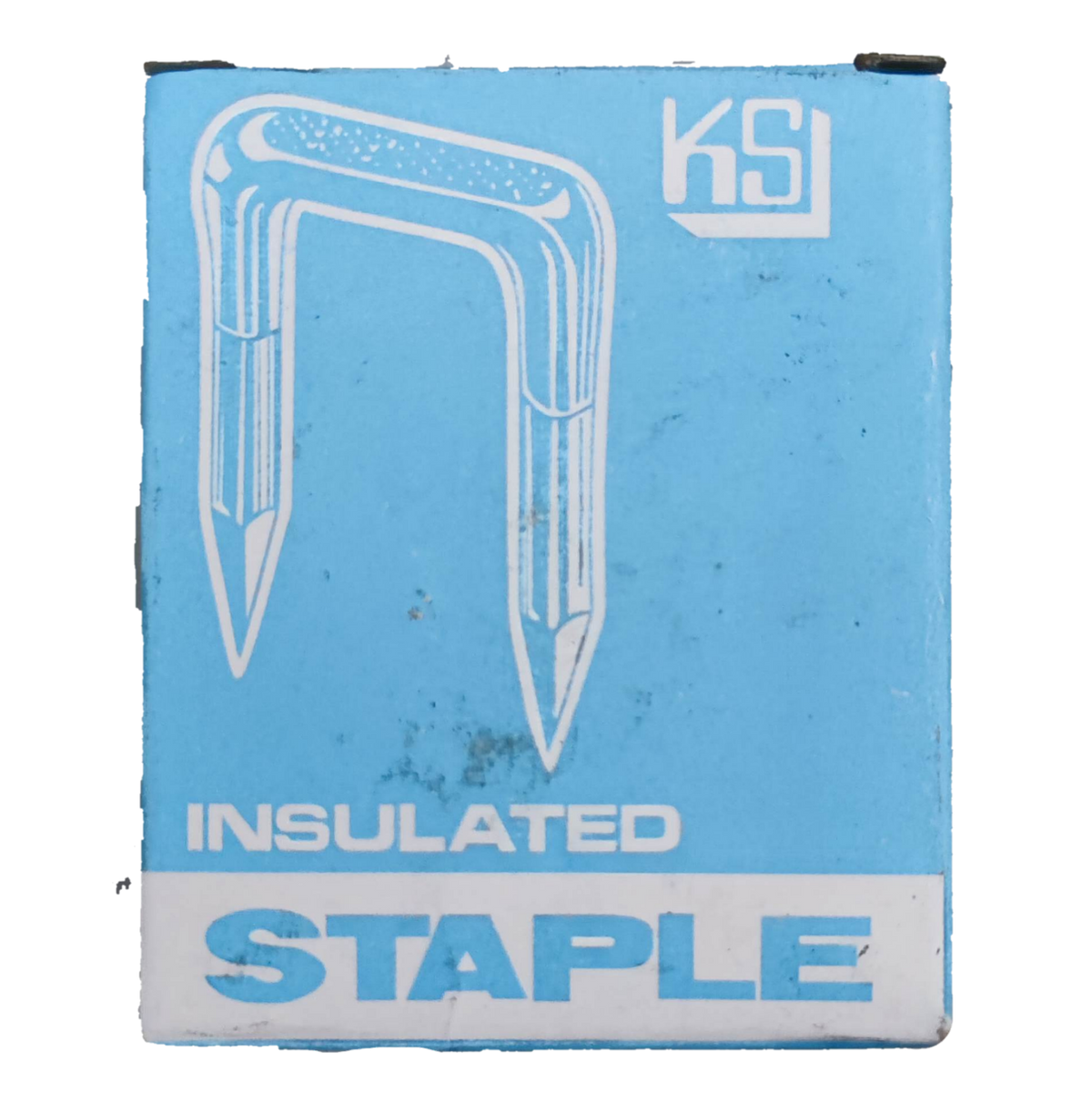 KS insulated staple box for cable management featuring Insulated Staple Approximated design