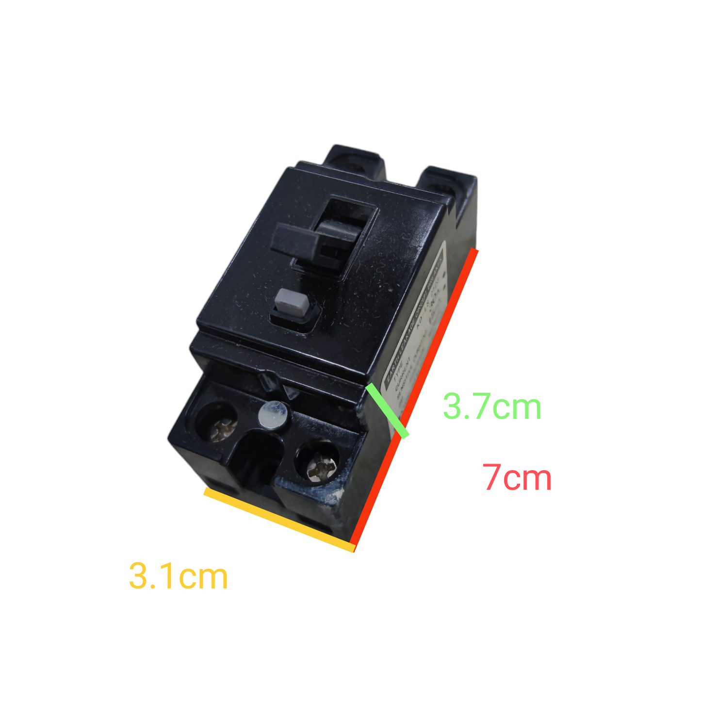 Panasonic 15mA 220V Earth leakage Circuit Breaker black electrical safety device with switch