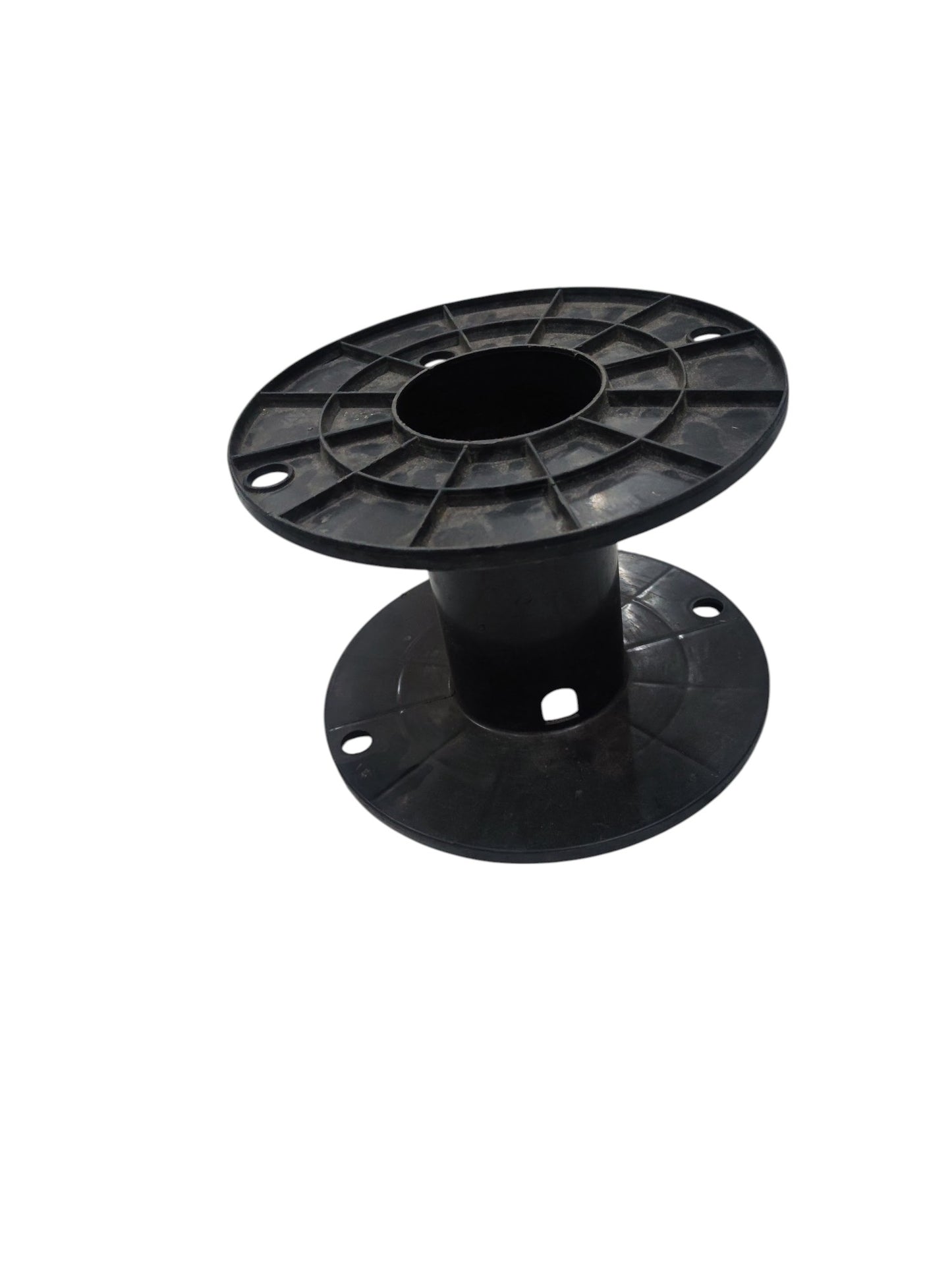 Black plastic large wire spool 30kg capacity for laundry and garment care accessories