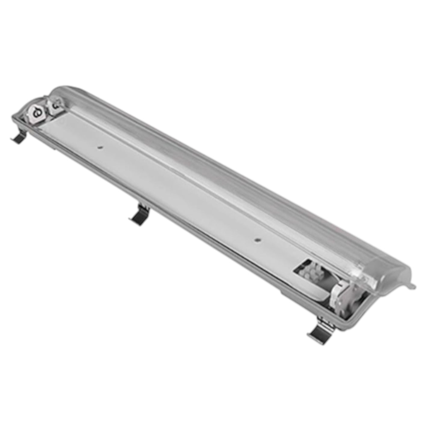 FSL LED Weather-Proof Lamp T8 2X9W 180-265V clear protective casing with mounting clips