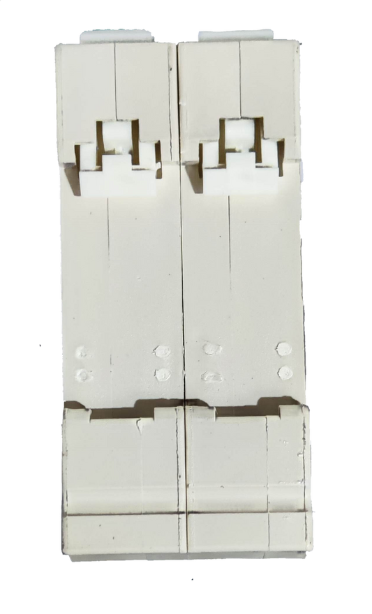 White manual transfer switch 63A 1 pole electrical circuitry part by Electx Electrical Supply