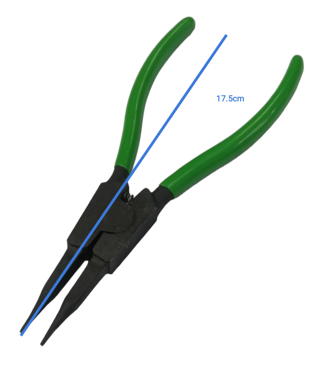 Lobster 175mm External Snap Ring Pliers with ergonomic green handles for easy grip and precise use