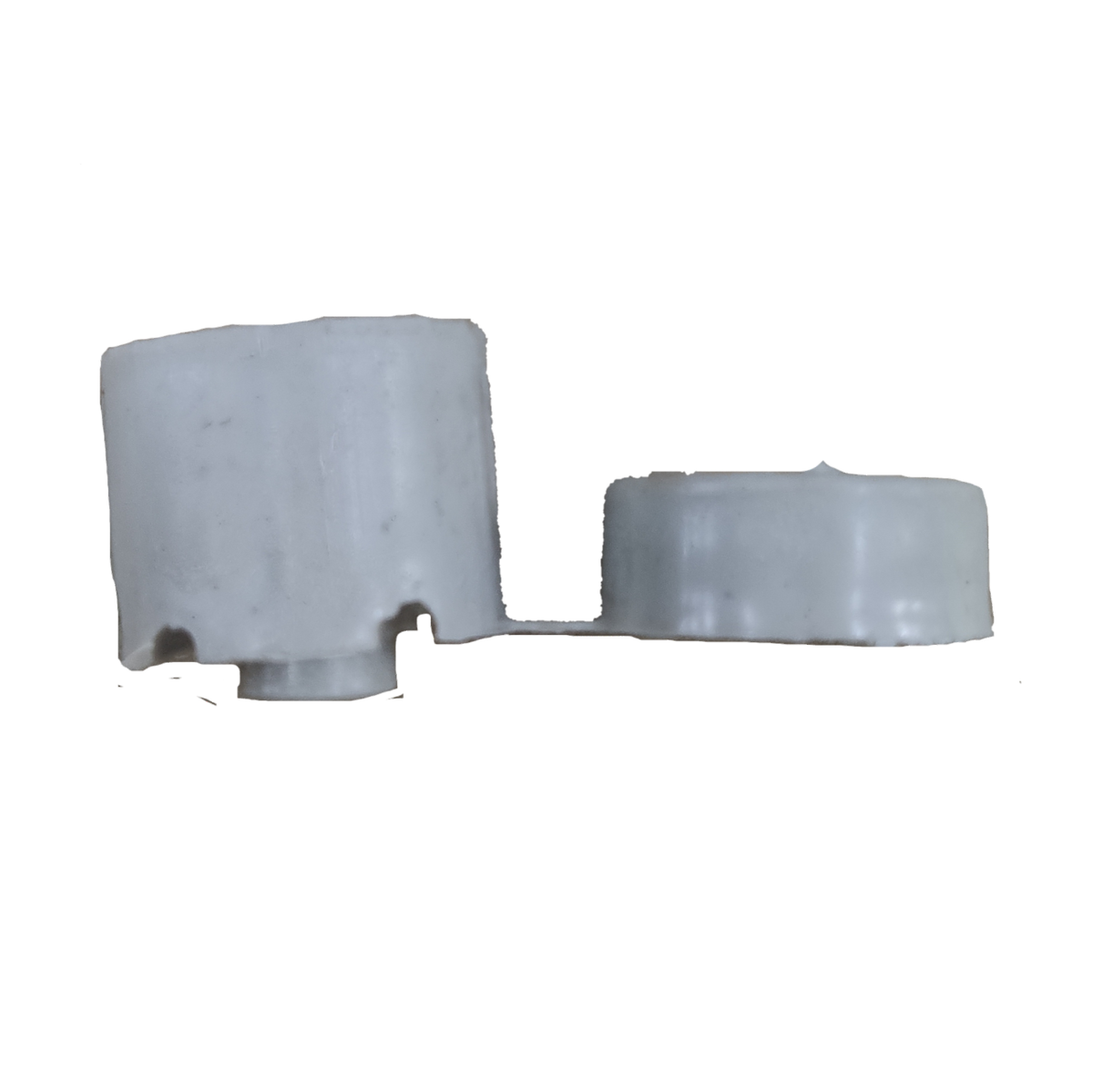 Local Split Knob Plastic electrical component in white for circuit control parts