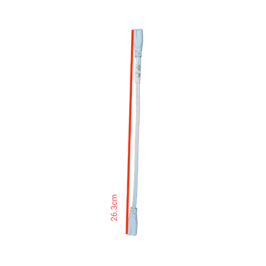 Local T5 AC Cord Connector End to End, measuring 26.3 cm, designed for reliable electrical connections