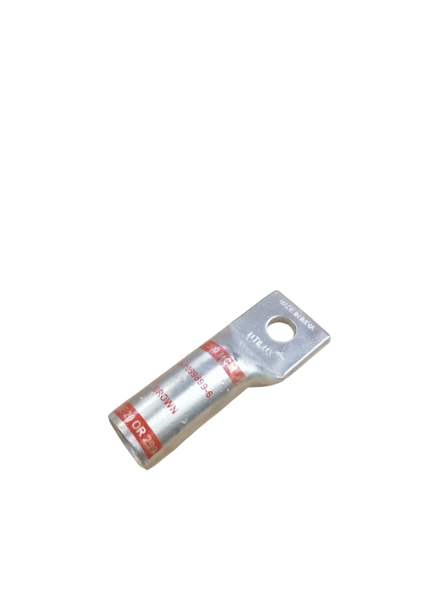 Utilux long barrel compression lugs for electrical connections in trade tools and testers